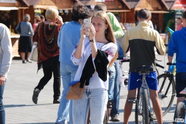 Велопробіг до Дня Незалежності в Луцьку. ФОТО