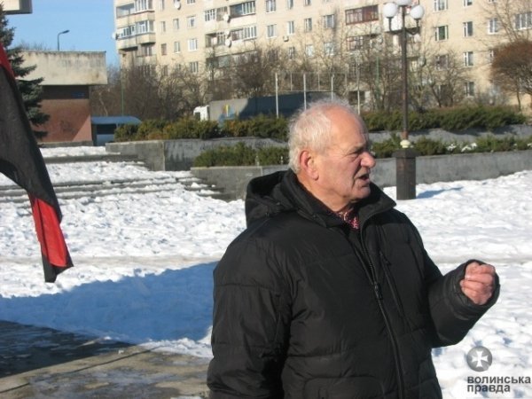 Голова Братства вояків ОНУ-УПА Василь Кушнір