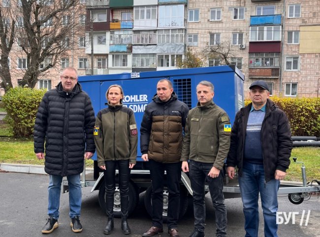 Литовці передали генератор для котельні Володимира. ФОТО