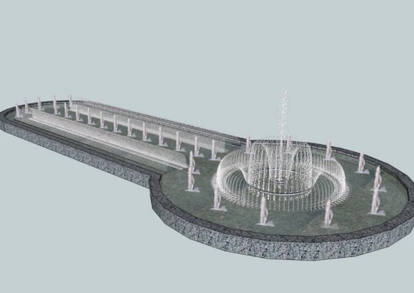 Показали, яким може бути фонтан у центрі Луцька. ФОТО