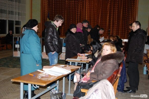 Вибори у Луцьку. ФОТО
