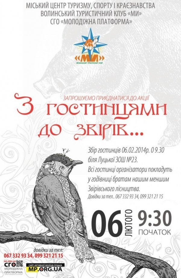 У Луцьку збирають гостинці для звірів