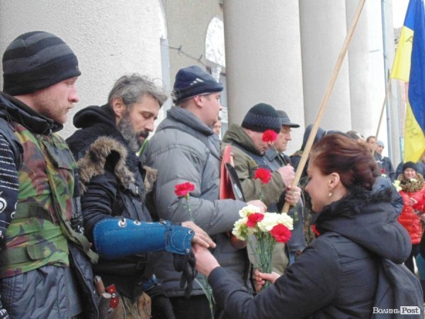 У Нововолинську вітали бійців Волинської сотні. ФОТО