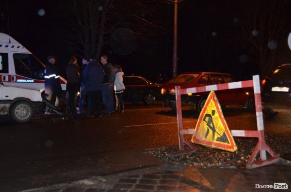 У Луцьку ‒ потрійна аварія. ФОТО