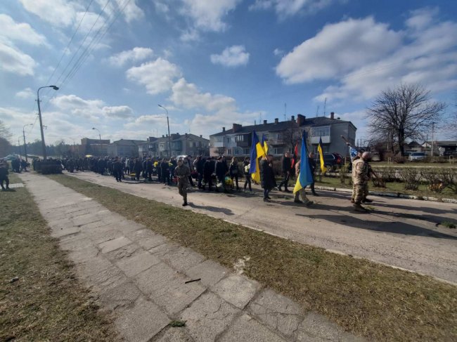 На Волині поховали снайпера, який півтора року вважався зниклим безвісти