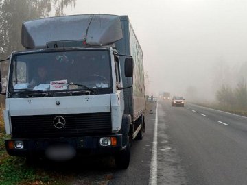На Волині через туман на дорозі сталась аварія. ФОТО
