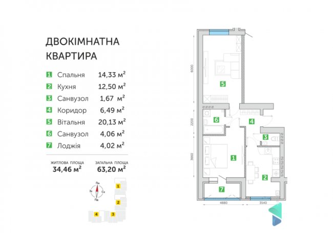 10 квартир у «Парковому кварталі» в Ковелі продають за вигідними умовами*