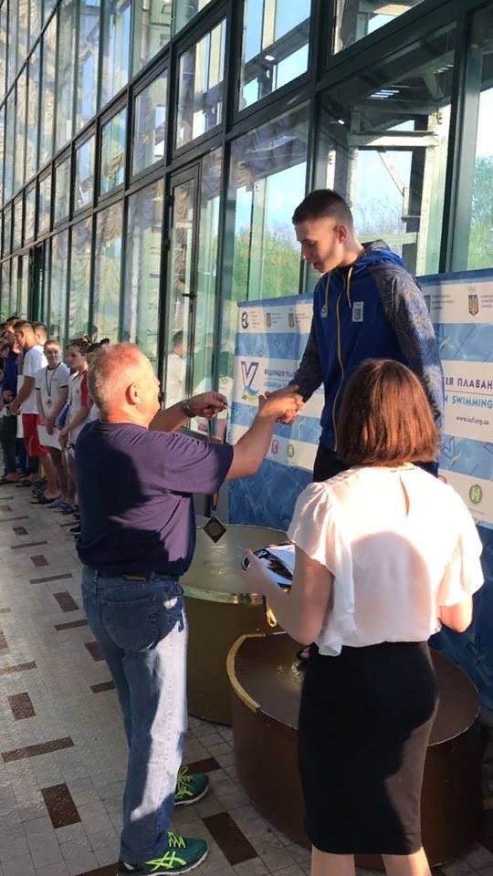 Луцький плавець виборов три медалі на чемпіонаті України