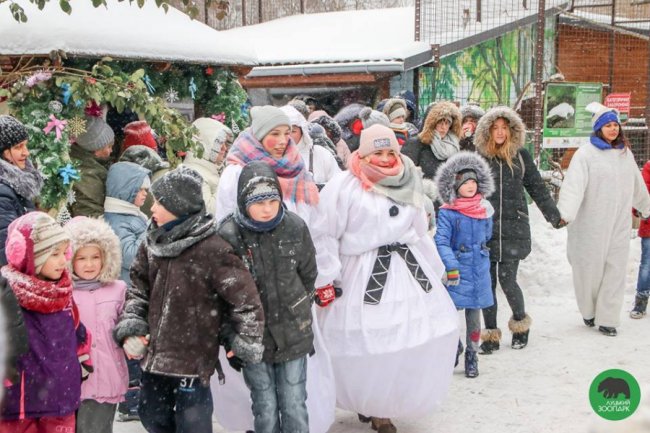 Святий Миколай у луцькому зоопарку влаштував свято для діток. ФОТО