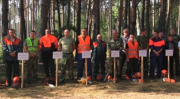 На Волині пройшли змагання вальників лісу. ФОТО
