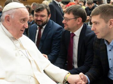 Волинський лікар зустрівся із Папою Римським