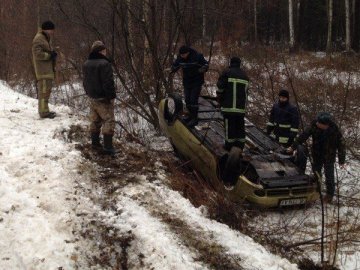 На Волині Daewoo злетіло в кювет