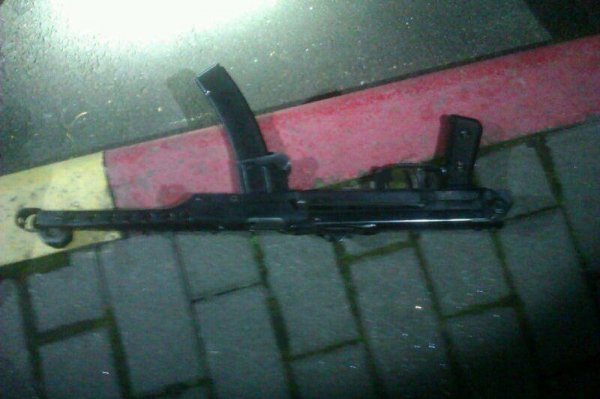 На Закарпатті затримали нетверезого водія з кулеметом. ФОТО