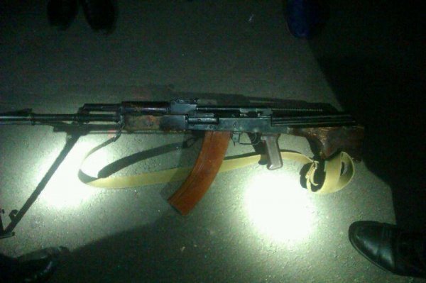 На Закарпатті затримали нетверезого водія з кулеметом. ФОТО