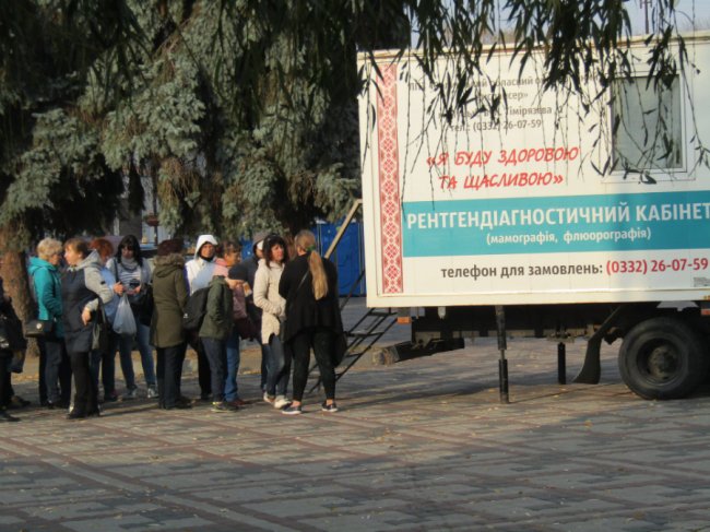 У центрі Луцька безкоштовно обстежують всіх охочих