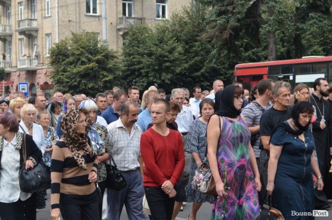 «Востаннє для тебе: слава Україні!»: Луцьк попрощався з Георгієм Ольховським. ФОТО