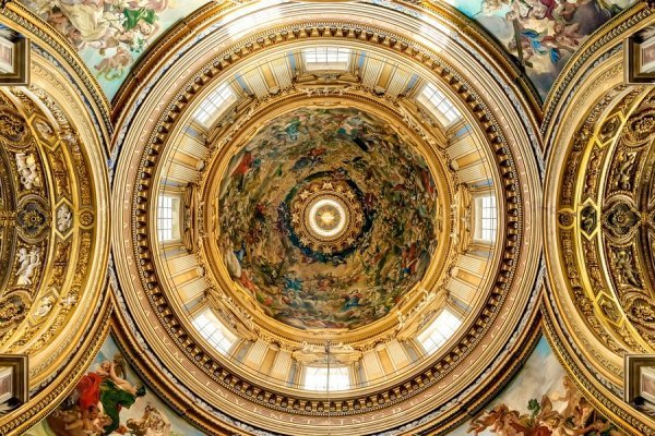 Церква Сант-Аньєзе на площі Навона, Рим, Італія