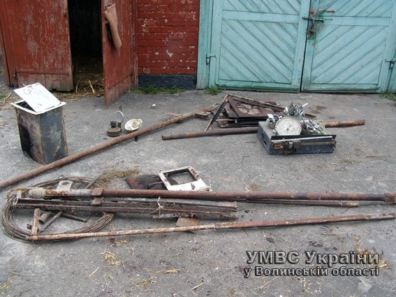 Волинянин «сяде» за крадіжку металобрухту