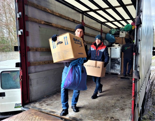 На Волинь привезли гуманітарну допомогу з міста Барзінгхаузен