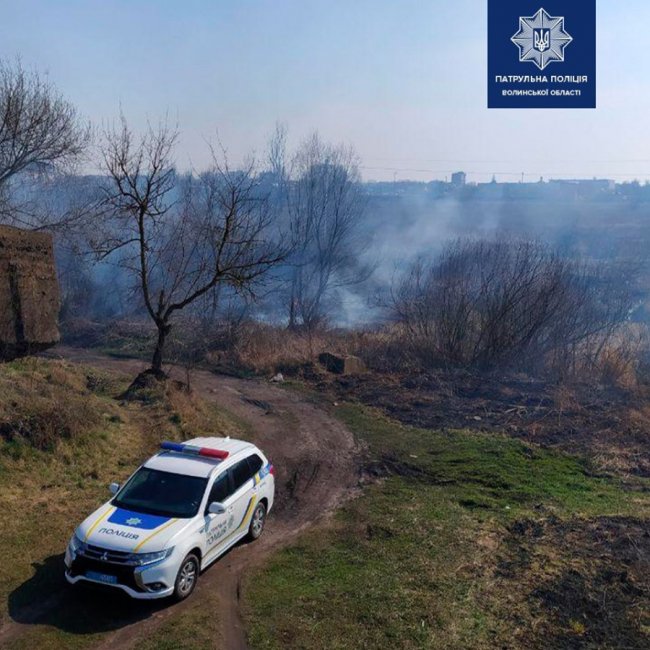 За місяць на Волині патрульні отримали 43 виклики про пожежі в екосистемах 