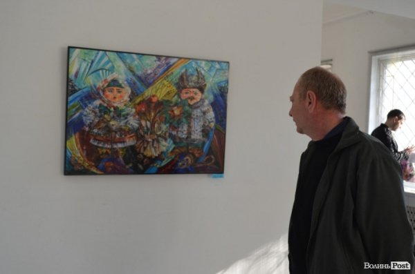 Коли полотна танцюють: у Луцьку відкрили виставку картин «в чотири руки». ФОТО