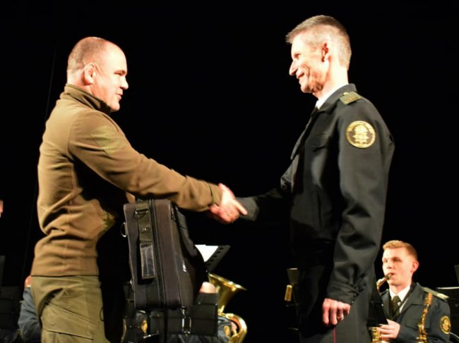 Оркестр волинської військової частини відсвяткував ювілей. ФОТО