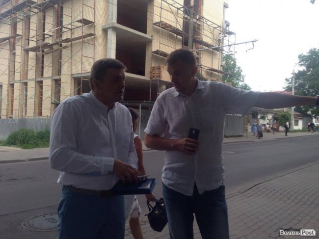 У Луцьку обурені новим будівництвом на Богдана Хмельницького