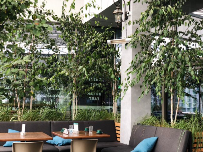 Тераса Grand Central стала ще теплішою*