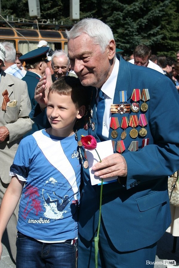 День Перемоги у Луцьку. ФОТО