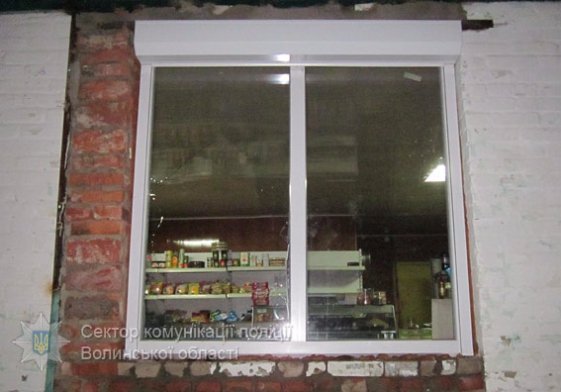 На Волині злодії обікрали магазин на 5 тисяч