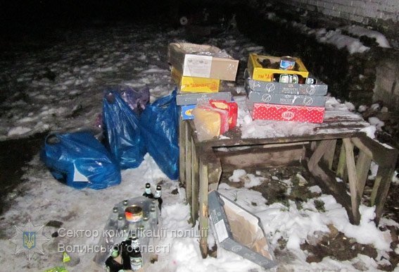 На Волині злодії обікрали магазин на 5 тисяч