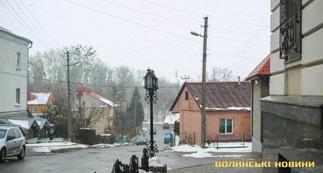 Луцьк у хуртовині. ФОТО