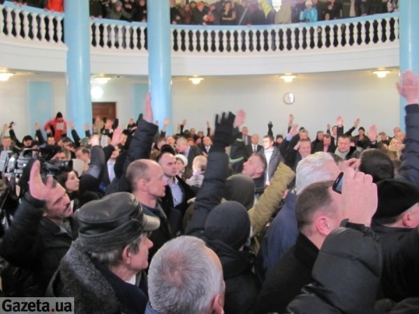 Штурм Вінницької ОДА. ФОТО