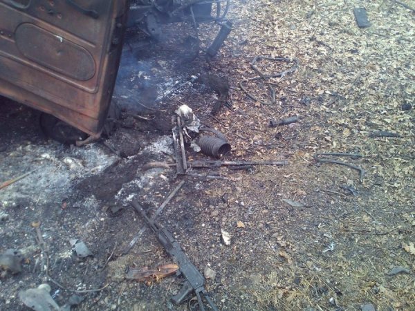 Урал із бійцями АТО підірвався на міні, дивом ніхто не загинув