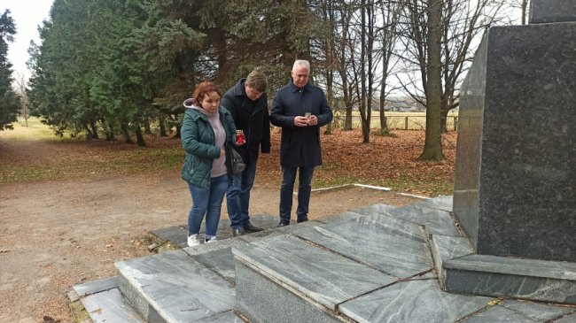  У селі на Волині вшанували пам'ять розстріляних німецькими окупантами місцевих жителів. ФОТО