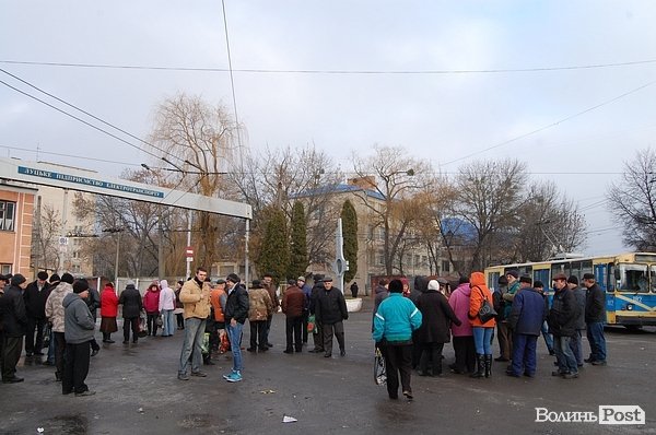У Луцьку страйкують тролейбусники. ДОПОВНЕНО