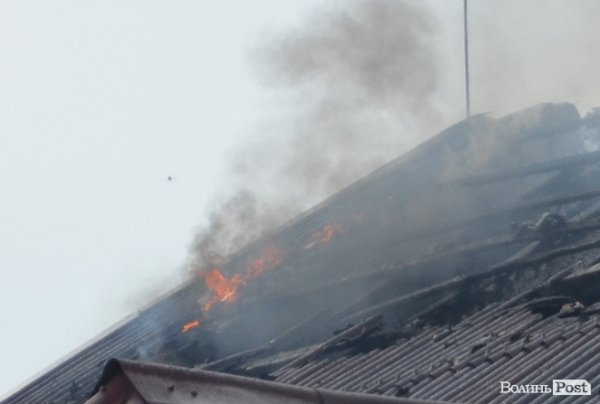 Пожежа під Луцьком: горіли Озерецькі бані. ФОТО