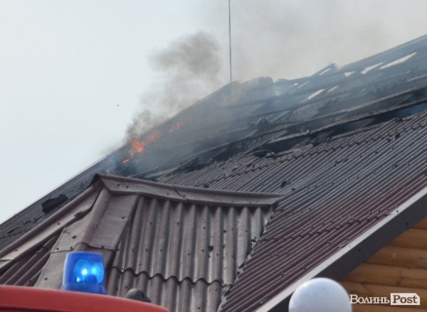 Пожежа під Луцьком: горіли Озерецькі бані. ФОТО