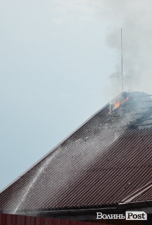 Пожежа під Луцьком: горіли Озерецькі бані. ФОТО