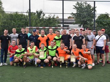 У Луцьку рятувальники грали футбол