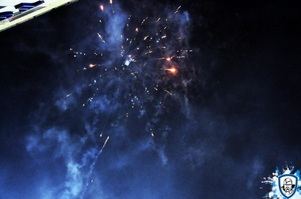 Як фанати вболівали за межами стадіону в Луцьку