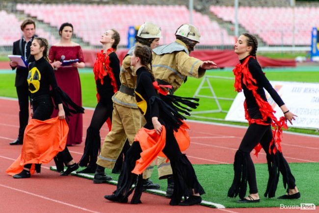 До Луцька на змагання з'їхались пожежники з 7 країн. ФОТО