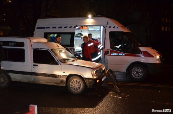 У Луцьку ‒ потрійна аварія. ФОТО
