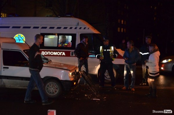 У Луцьку ‒ потрійна аварія. ФОТО