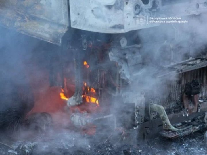 Росія вдарила по громадському транспорту Запоріжжя
