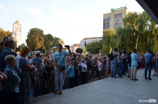 Лучани проводжали батальйон «Айдар» на Схід. ФОТО