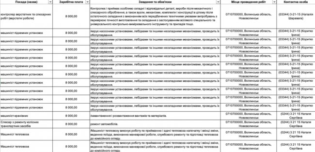 Де, скільки та за що на Волині готові платити від 8-ми до 30-ти тисяч гривень в місяць: ТОП вакансій 