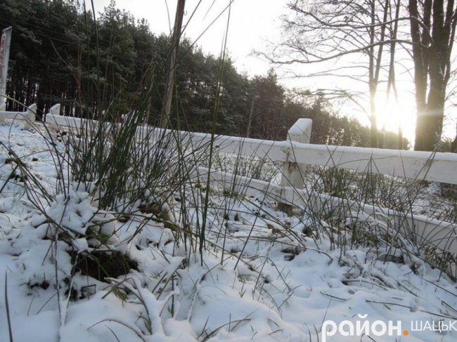 Шацькі озера засипало снігом. ФОТО