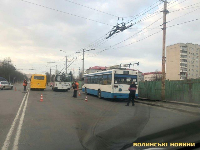 У Луцьку на Відродження обірвалися лінії електромережі. ФОТО