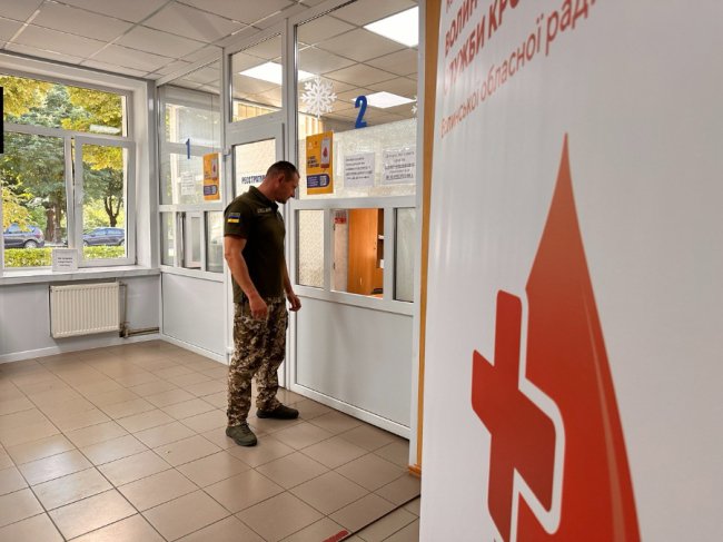 На Волині прикордонники здали понад 50 літрів крові. ФОТО